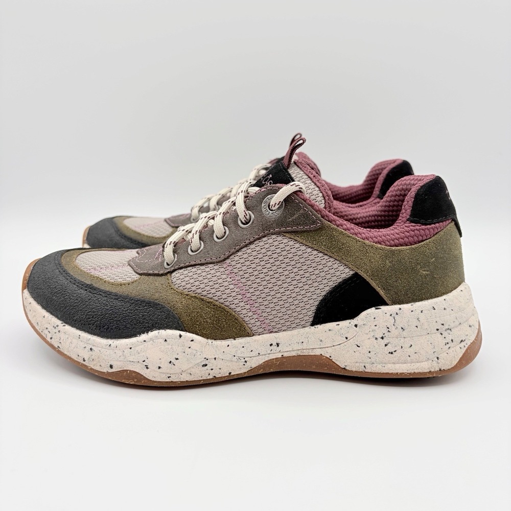 Taos Advanced Sonoma Leather Mesh Multi Color Suede Arch Women's Size 7.5 New